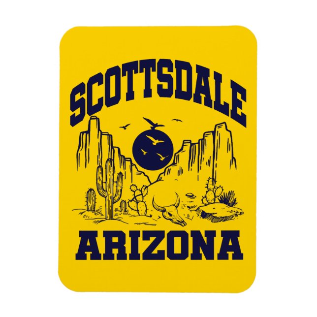 Scottsdale,Arizona Magnet (Vertical)