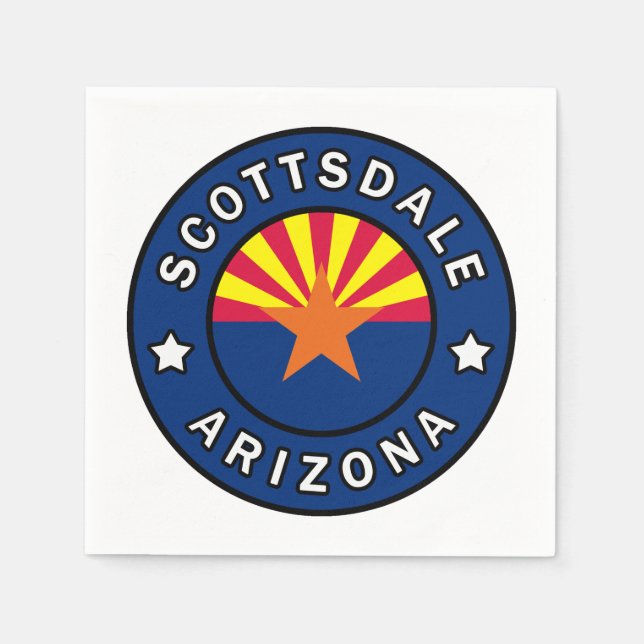Scottsdale Arizona Napkin (Front)