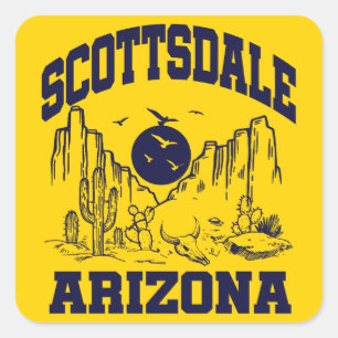 Scottsdale,Arizona Square Sticker