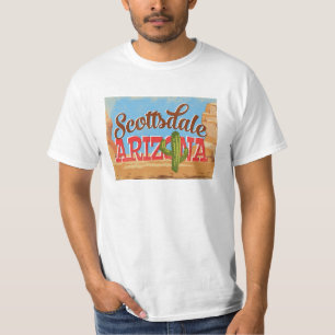 Scottsdale Arizona Vintage Travel T-Shirt