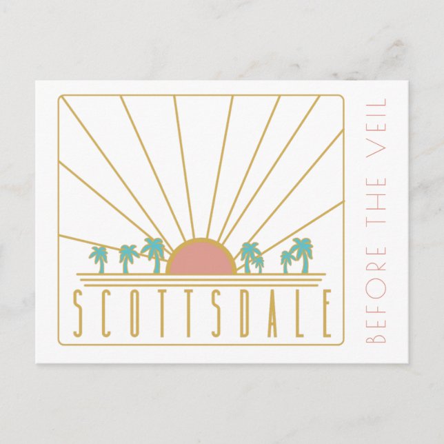 Scottsdale Bachelorette Postcard (Front)