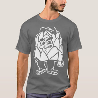 Scottsdale Community College Artichokes Simple Whi T-Shirt