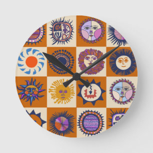 Scottsdale Del Sol Round Clock