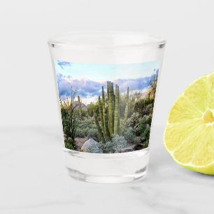 Scottsdale Succulent Sunset Shot Glass