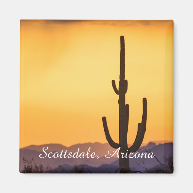 Scottsdale sunset before the storm magnet (Front)