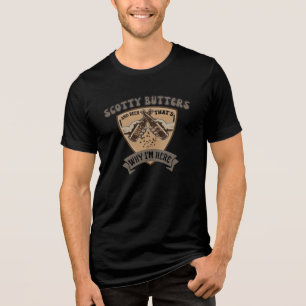Scotty Butters & Beer  Tri-Blend Shirt