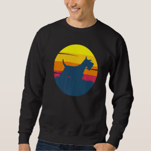 Scotty Dog Aberdeen Terrier Retro 24 Sweatshirt
