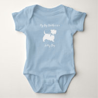 Scotty Dog Baby Shower Puppy Scottish Terrier Blue