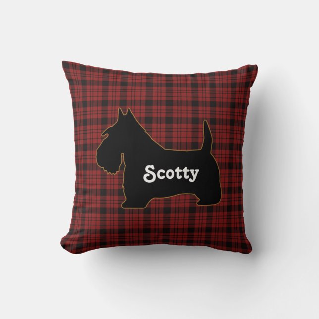Scotty Dog Pillow (Front)