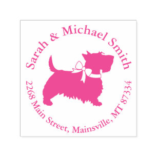 Scotty Dog Scottish Terrier Self-inking Stamp