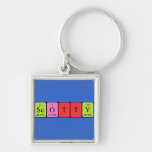 Scotty periodic table name keyring