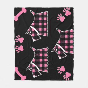 Scotty Terrier Dogs Cute Funny Terriers Breeds Thr Fleece Blanket