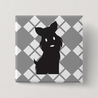 Scotty Valentine Rebel Scotty 15 Cm Square Badge