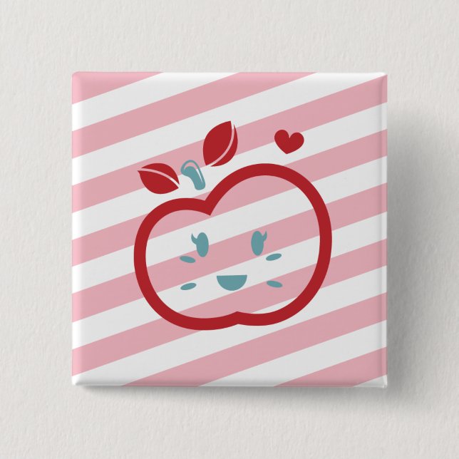 Scotty Valentine Sweet Apple 15 Cm Square Badge (Front)
