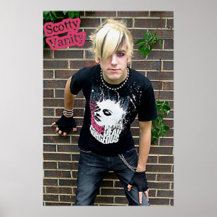 Scotty Vanity Brick Wall Poster