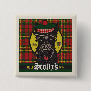 Scotty's Golf Shop 15 Cm Square Badge