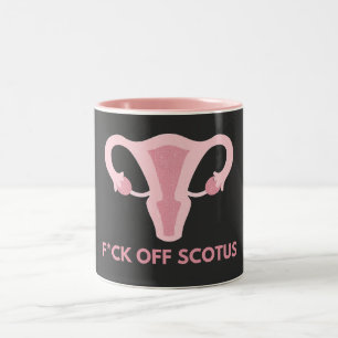 SCOTUS Abortion Ban Protest Two-Tone Coffee Mug
