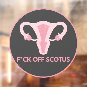 SCOTUS Abortion Ban Protest  Window Cling