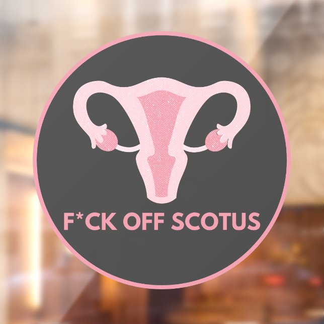 SCOTUS Abortion Ban Protest  Window Cling (Sheet 2)