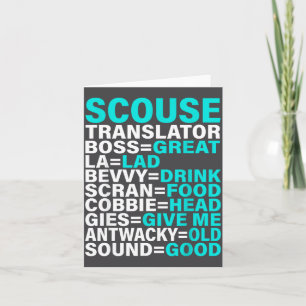 Scouse Accent Translator Funny Liverol  Card
