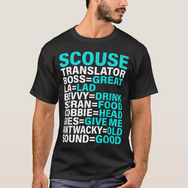 Scouse Accent Translator Funny Liverol  T-Shirt (Front)