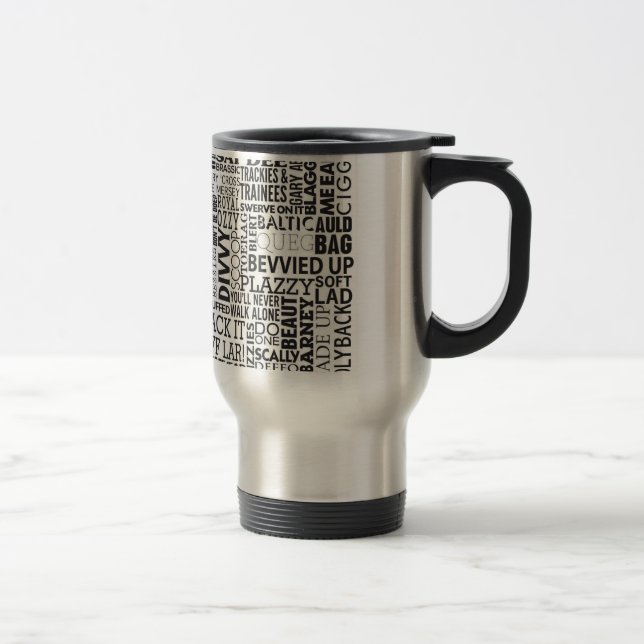 Scouse Words & Phrases Travel Mug (Right)