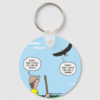 Scout and Eagle Thoughts Key Ring