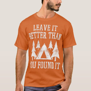 Scout Camp Camping Hiking Vintage Tent T-Shirt