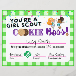 Scout Cookie Award