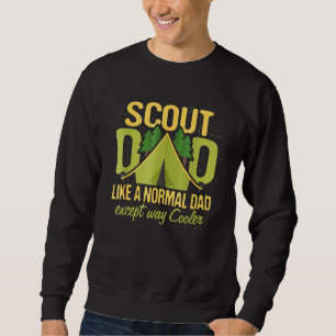 Scout Dad Cub Leader Boy Camping Scouting Troop Sweatshirt