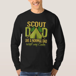 Scout Dad Cub Leader Boy Camping Scouting Troop T-Shirt
