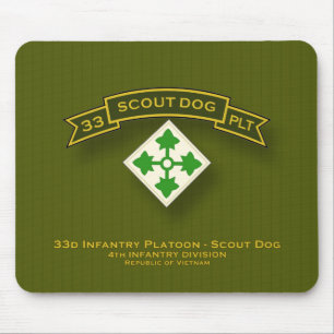 Scout Dog Platoons Mouse Mat