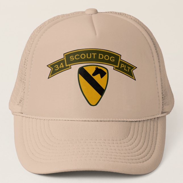 Scout Dog Platoons Trucker Hat (Front)