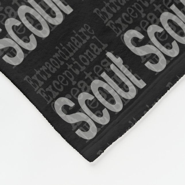 Scout Extraordinaire Fleece Blanket (Corner)