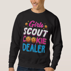 Scout For Girls Cookie Dealer Funny Scouting Famil Sweatshirt