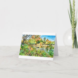 Scout Lake, Wisconsin, (B) note card