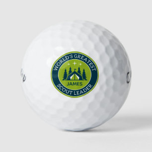 Scout Leader Personalised Golf Balls