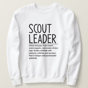 Scout leader sweatshirt