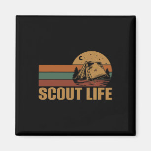 Scout Life Camping Leader Hiking Outdoor Scouting Magnet