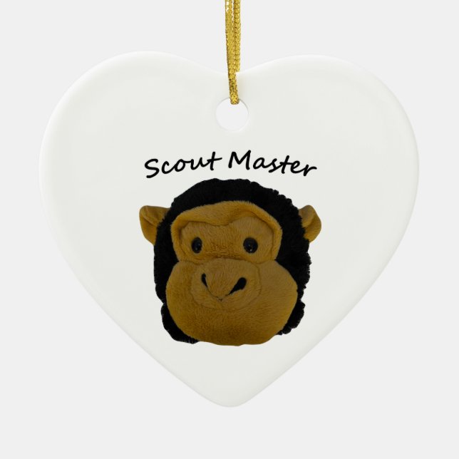 Scout Master Ceramic Tree Decoration (Front)