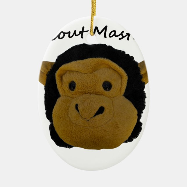 Scout Master Ceramic Tree Decoration (Front)