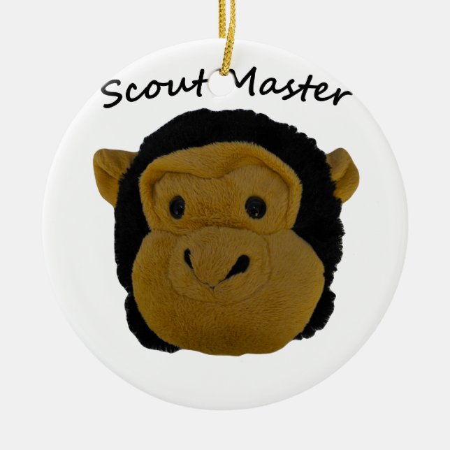 Scout Master Ceramic Tree Decoration (Front)