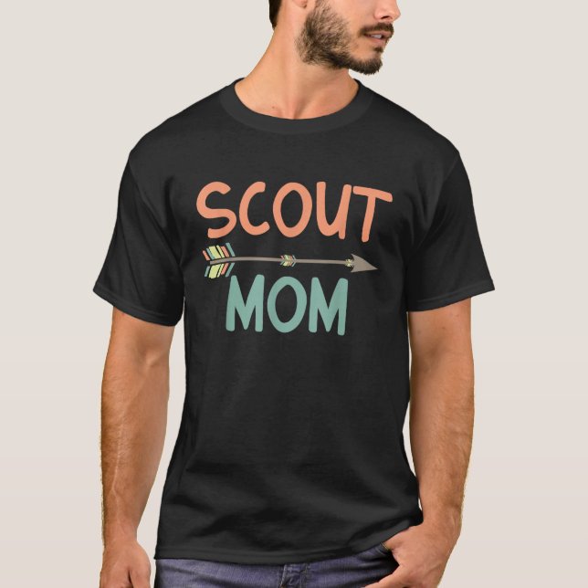 Scout Mum of Boys Girls  T-Shirt (Front)