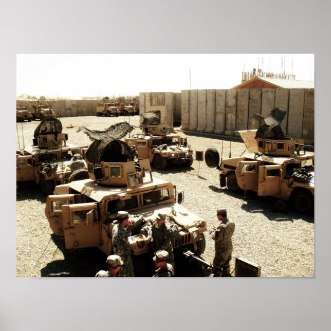 Scout platoon mission preparations poster (Front)