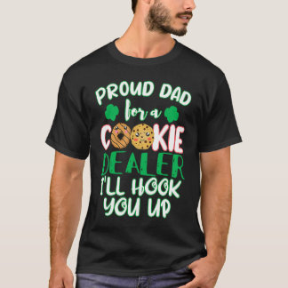 Scout Proud Dad Of A Cookie Dealer Girl Troop Lead T-Shirt