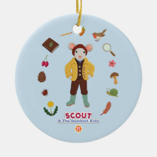 Scout & The Gumboot Kids Ceramic Tree Decoration