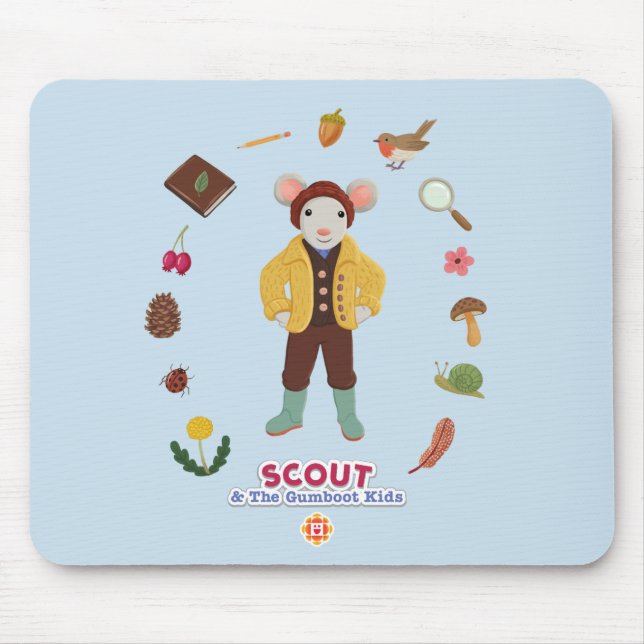 Scout & The Gumboot Kids Mouse Mat (Front)