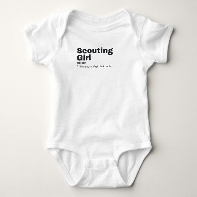 Scouting Girl - Scouting Baby Bodysuit (Front)