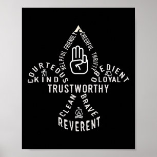 Scouting Law Scouting Outdoor Poster
