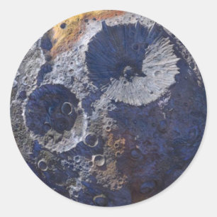 Scouting Mission to Asteroid 16 Psyche Classic Round Sticker